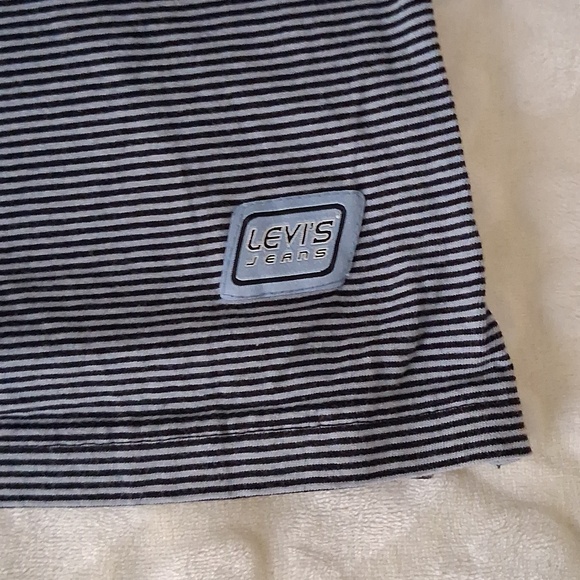 Levi's Boy''s Short Sleeve Polo Shirt - Gray/Black - Picture 2 of 5